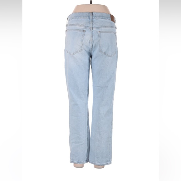 Madewell Perfect Vintage Jeans 29 Mid Rise Straight Light Wash - Picture 2 of 10